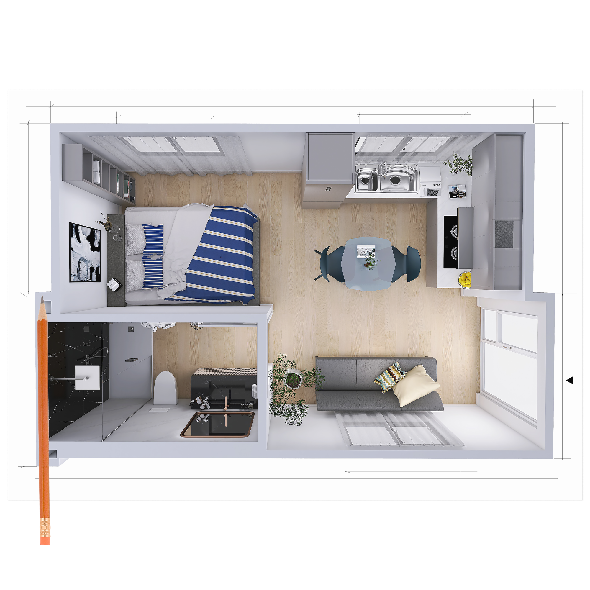 quickcasa-modello-3d